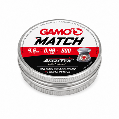 Gamo Match Accutek Series Pellets | 4.5MM | 500 Pcs