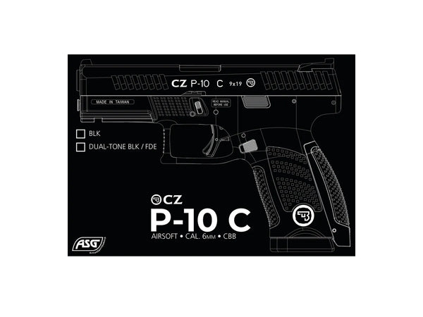 CZ P-10C | Dual Tone FDE | Blowback
