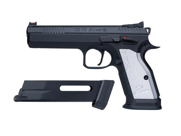 CZ TS2 | Black w White Grip | Blowback
