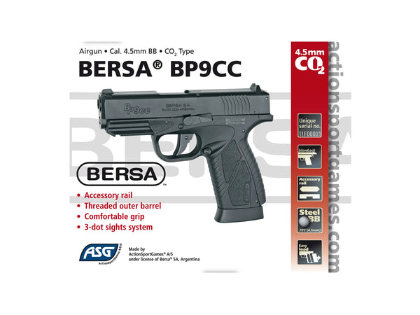 Bersa BP9CC | Blowback