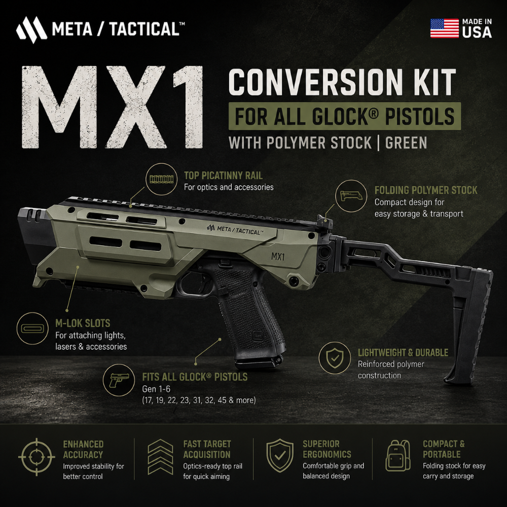 MX1 USA Conversion Kit for All Glocks | Green