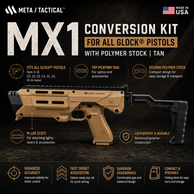 MX1 USA Conversion Kit for All Glocks | Tan