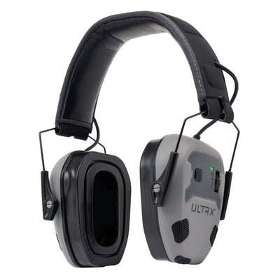 ULTRX Bionic Fuse Bluetooth Electronic Earmuff | Cement Gray