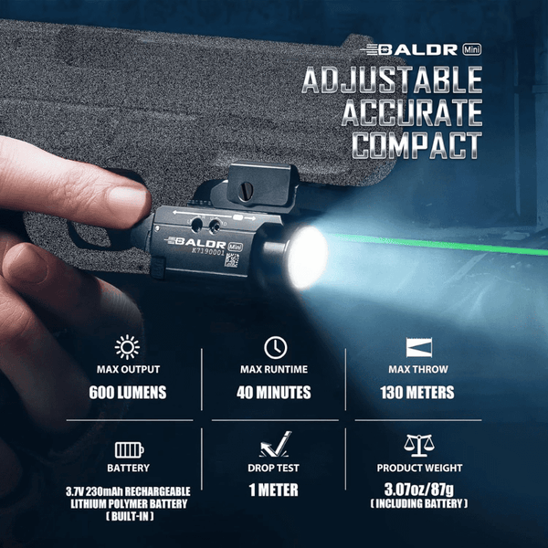 OLIGHT Baldr Mini 600 Lumens