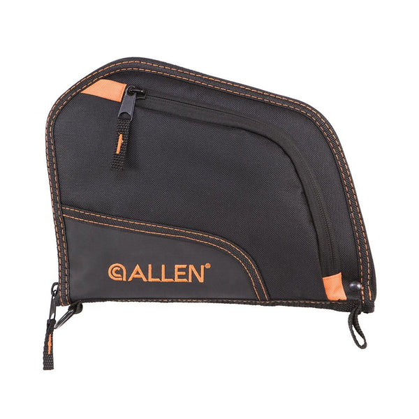 Allen AUTO-FIT Handgun Case, 9″ Black & Orange