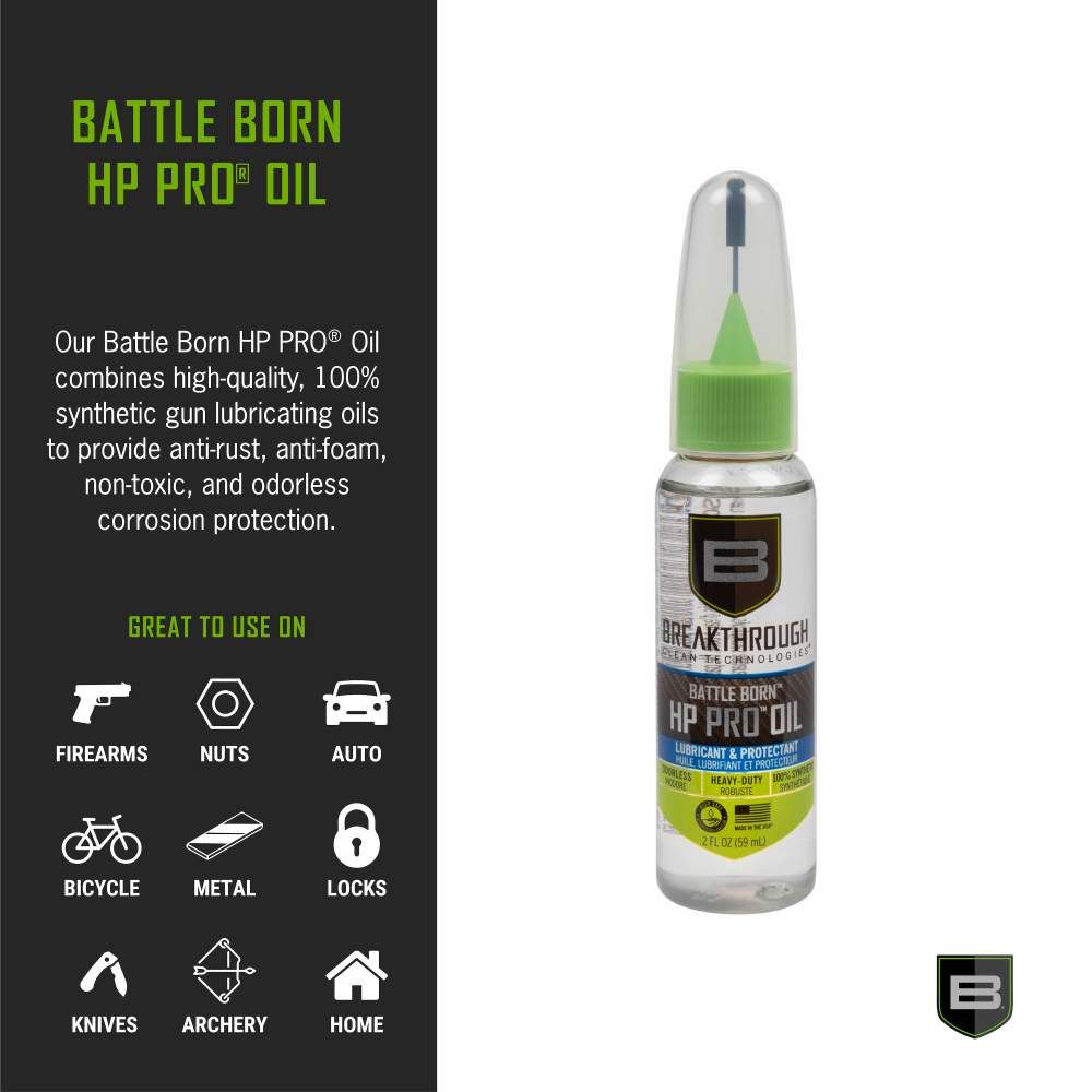 Breakthrough Clean Technologies Battle Born HP Pro Lubricant & Protectant - 2 oz