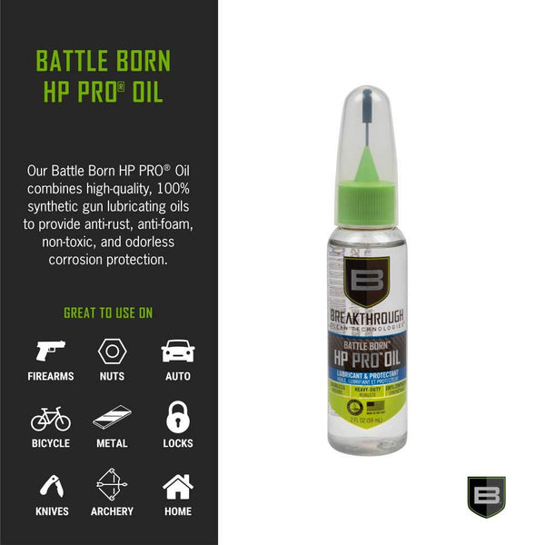 Breakthrough USA | Battle Born HP Pro Lubricant & Protectant | 2 oz