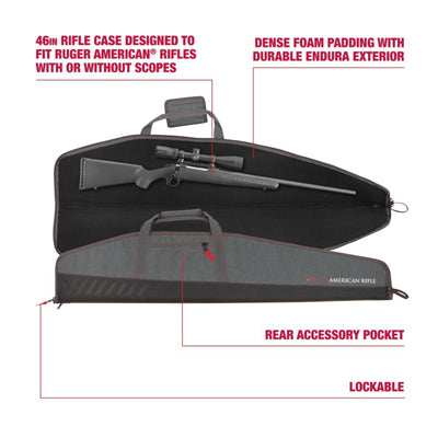 Ruger American Rifle Lockable Gun Case, 46