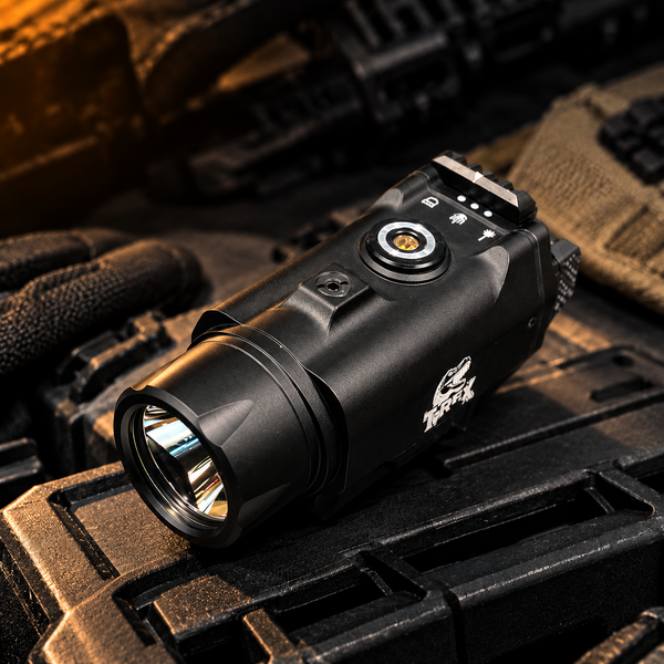 T-REX Laser & Tactical Flashlight | 1500 Lumens | Black