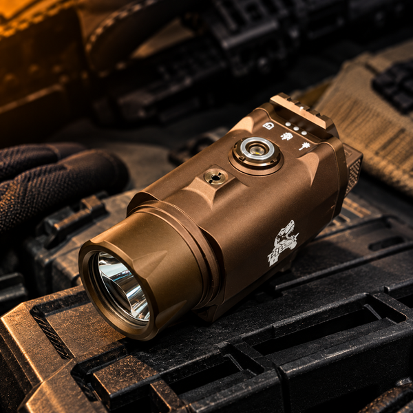 T-REX Laser & Tactical Flashlight | 1500 Lumens | FDE