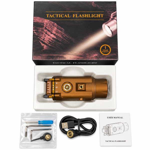 T-REX Laser & Tactical Flashlight | 1500 Lumens | FDE