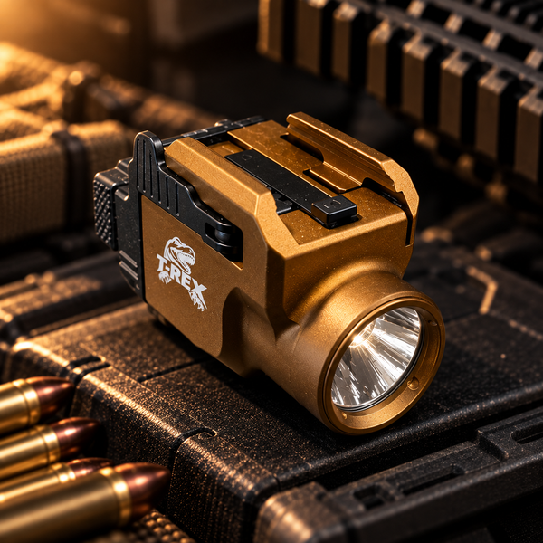 T-REX Compact Laser & Tactical Flashlight | 1200 Lumens | FDE