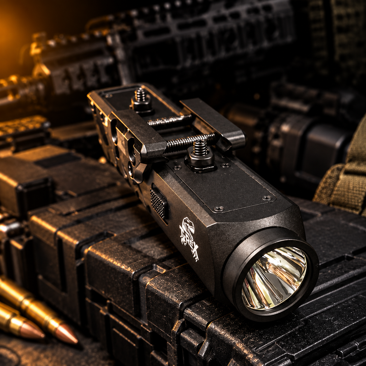 T-REX Laser & Tactical Flashlight Combo w M-Lok | 1700 Lumens | Black