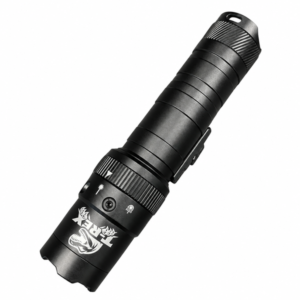 T-REX Laser & Tactical Flashlight Combo | 2500 Lumens | Black