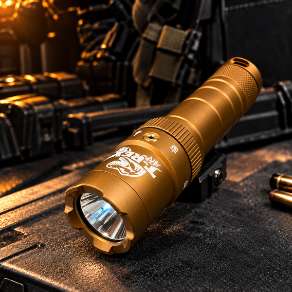 T-REX Laser & Tactical Flashlight Combo | 2500 Lumens | Bronze