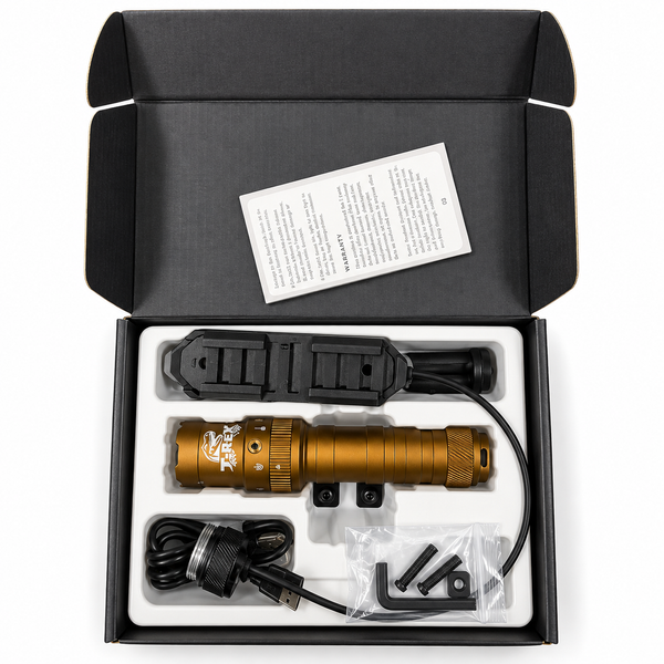 T-REX Laser & Tactical Flashlight Combo w M-Lok | 2500 Lumens | Bronze