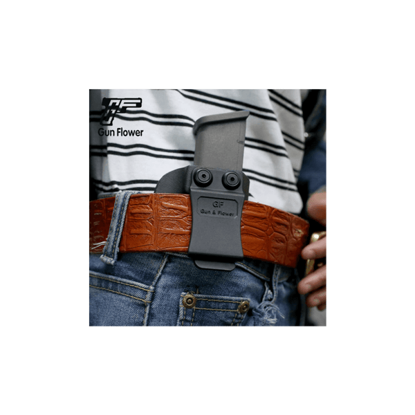 Gun&Flower Tactical Kydex IWB Mag Pouch Fits 9mm Double Stack Magazines