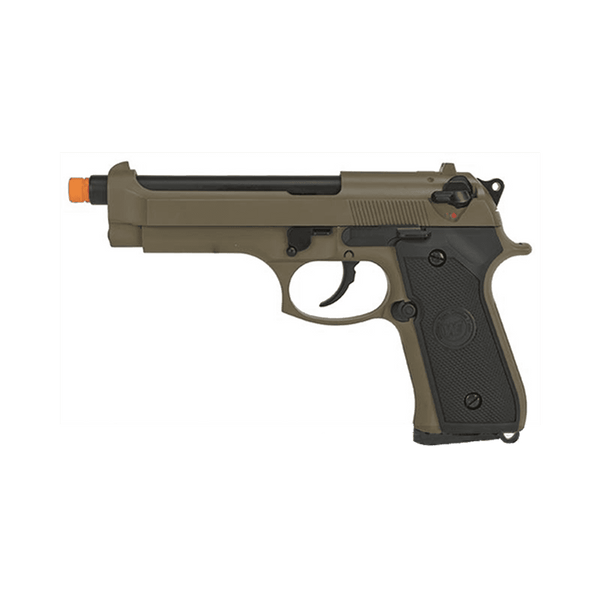 WE-Tech Full Metal M9 Heavy Weight Airsoft GBB Professional Training Pistol (Tan)