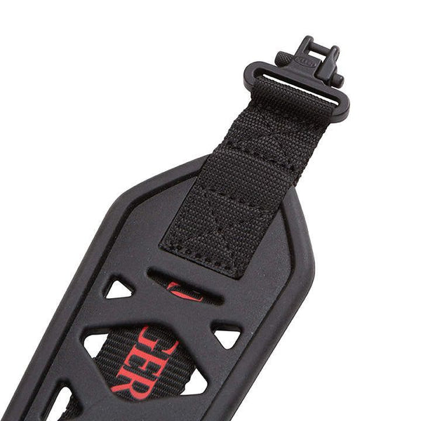 Ruger USA | Boulder Rubber Sling with Swivels, Black & Red
