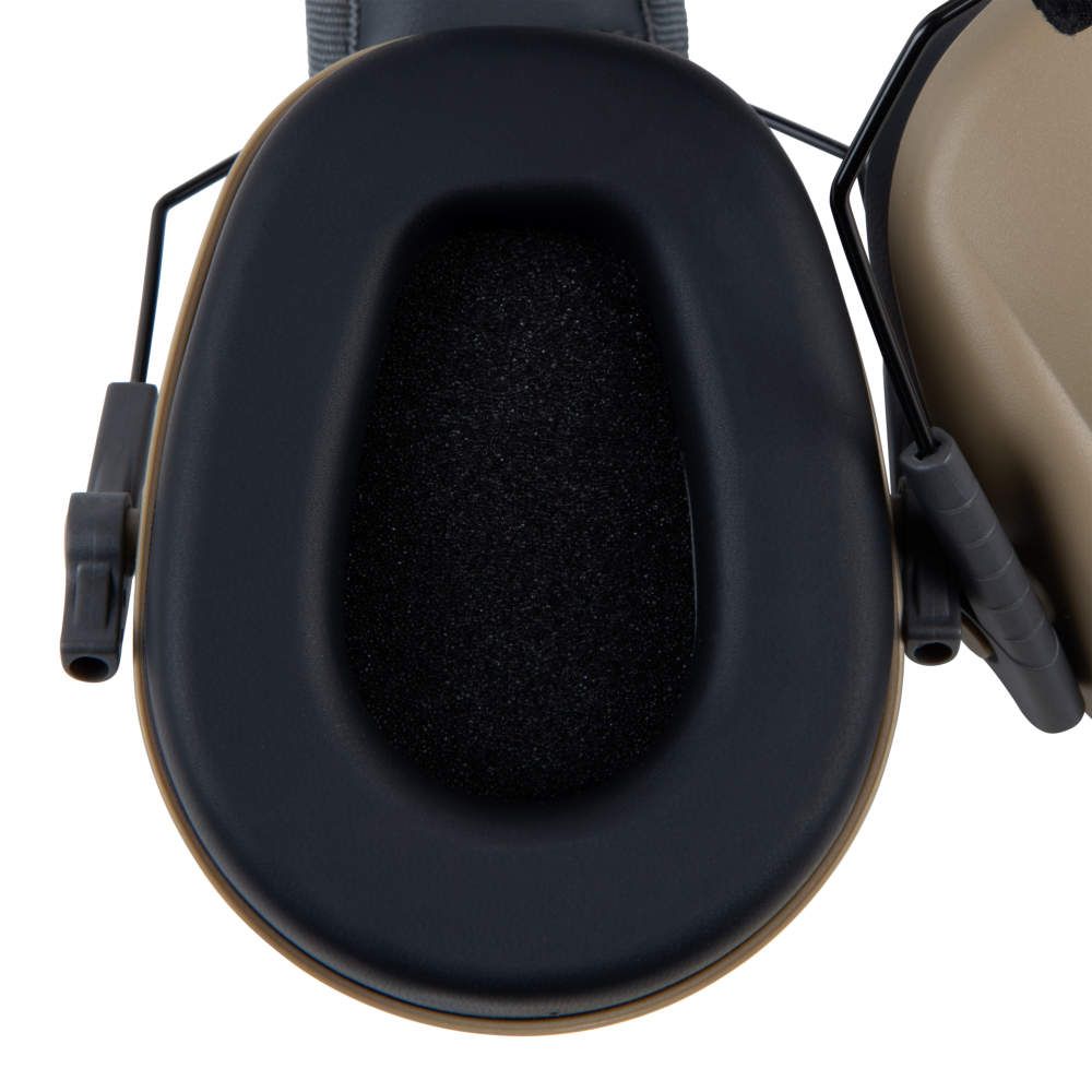 ULTRX Slim Profile Passive Earmuff | Taupe