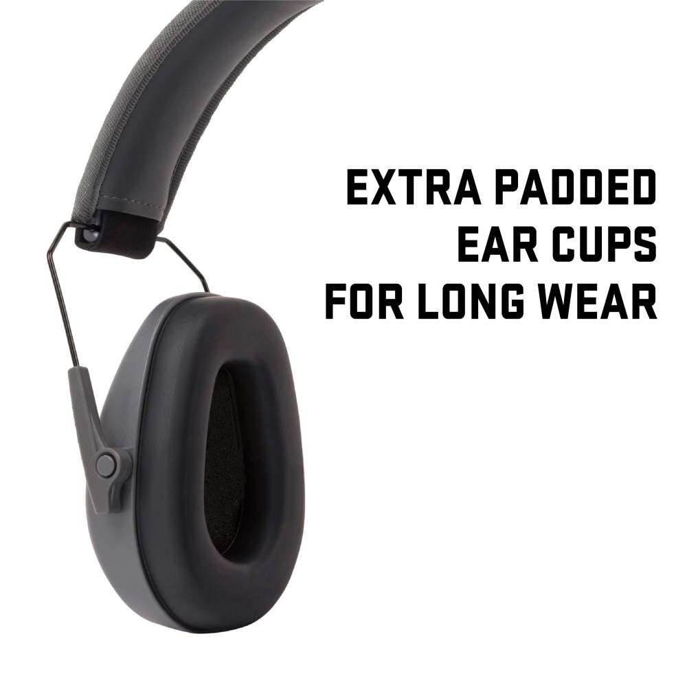 ULTRX Slim Profile Passive Earmuff | Gray