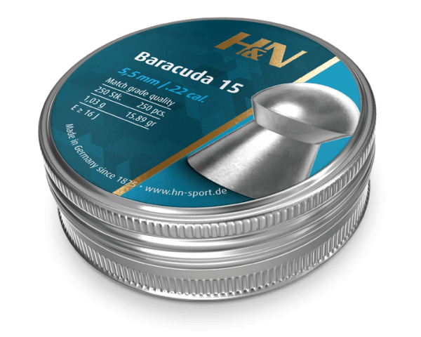 H&N Baracuda 15 | 5.5mm | 1.03g | 15.89gr | 250 Pcs