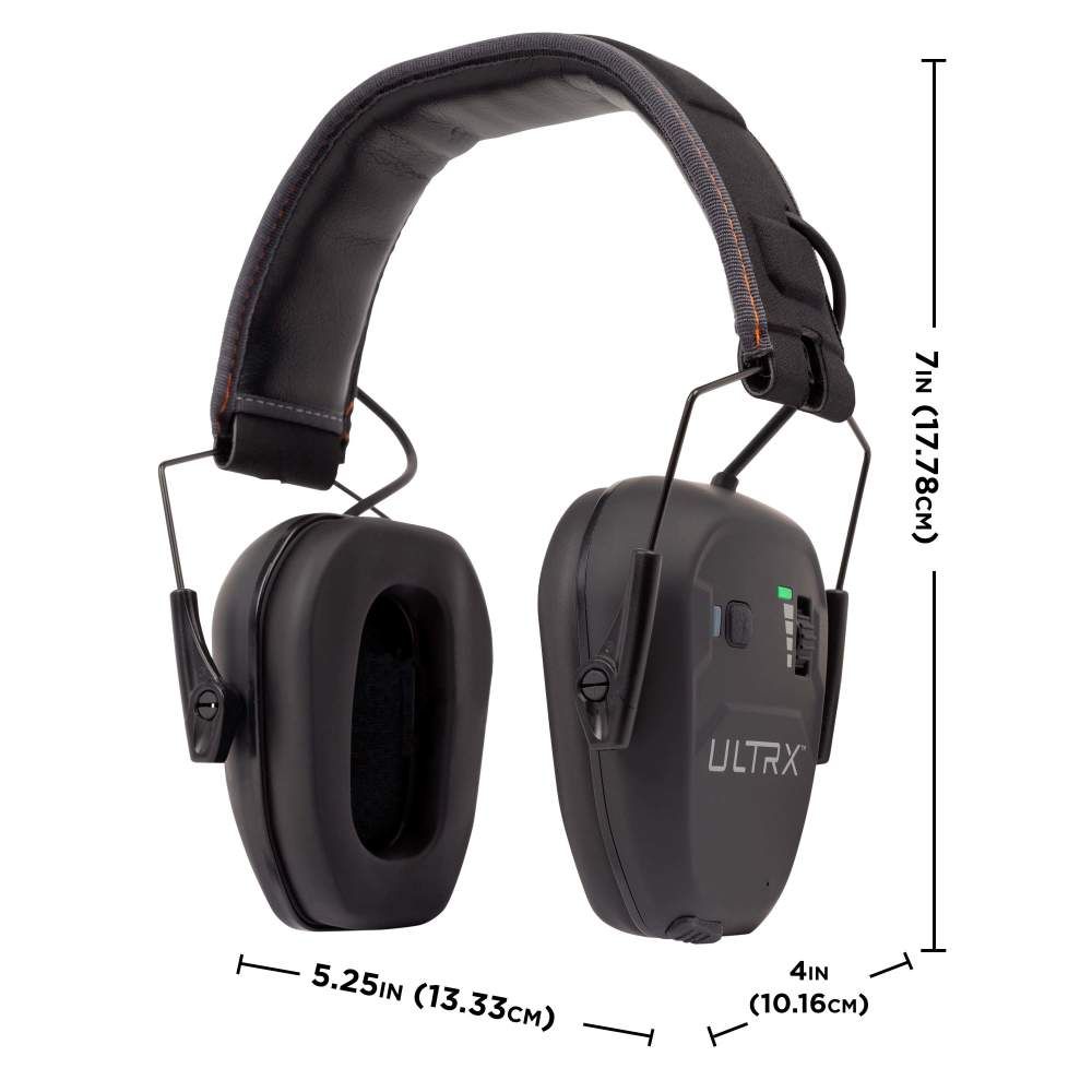 ULTRX Bionic Bluetooth Passive Earmuff | Midnight Gray