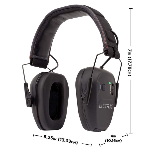 ULTRX Bionic Bluetooth Passive Earmuff | Midnight Gray