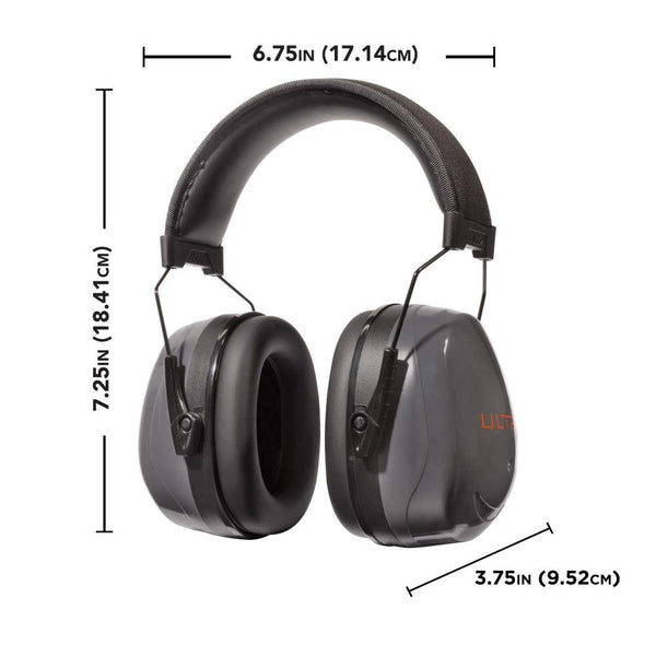 ULTRX Heavy Sound Defender Passive Earmuff | Gray