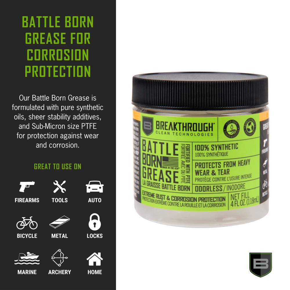 Breakthrough Clean Technologies Battle Born Grease - 4 oz