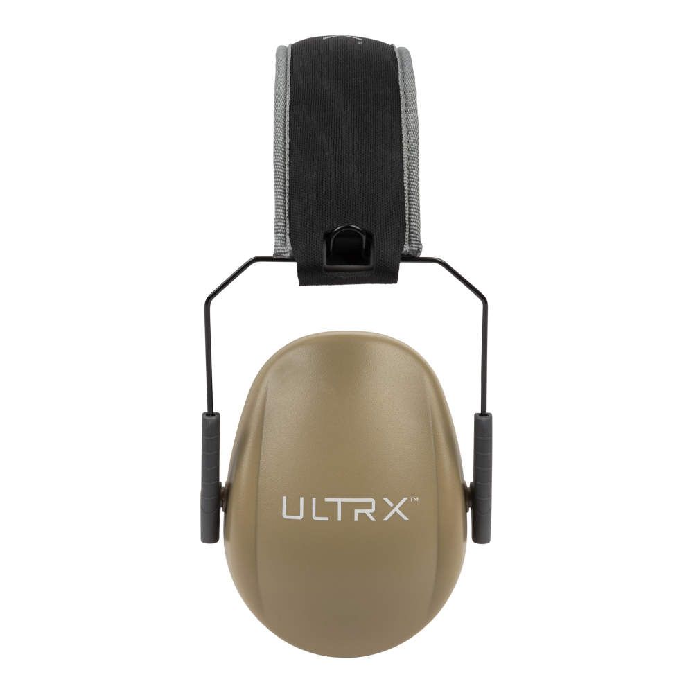 ULTRX Slim Profile Passive Earmuff | Taupe