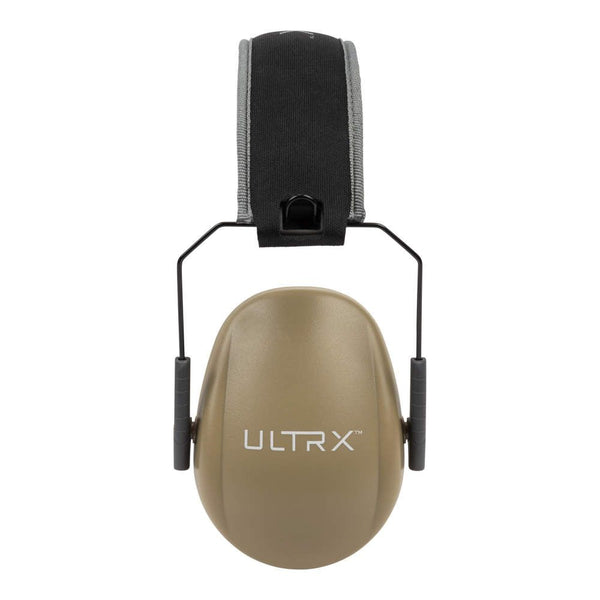 ULTRX Slim Profile Passive Earmuff | Taupe