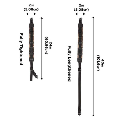 Allen USA | Yukon Neoprene Gun Sling with Swivels, Mossy Oak Break-Up Country