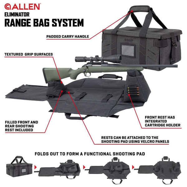 Allen USA | Eliminator Range Bag & Portable Shooting Rest System