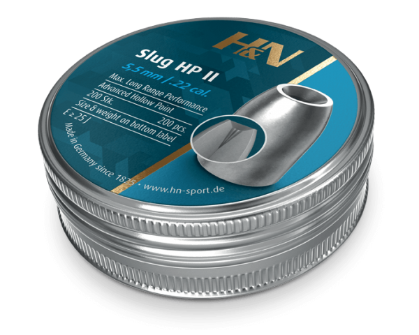 H&N Slug HP II .217 | 5.5mm | 1.74g | 27 gr | 200 Pcs