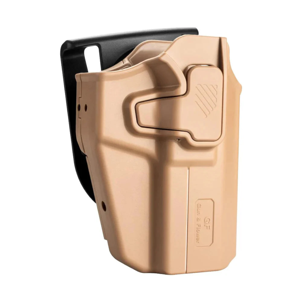 Gun & Flower Polymer OWB Holster Glock 17/22/31 | Tan