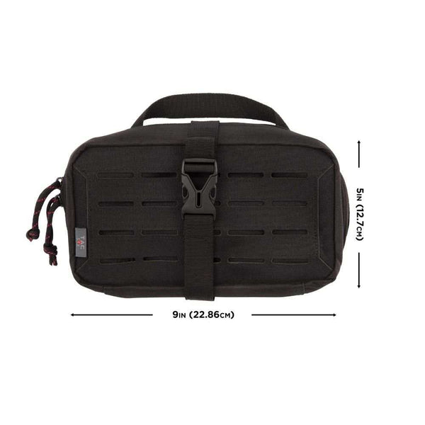 Tac-Six Detachment Tactical Accessory Pouch, Removable Back Panel, 9
