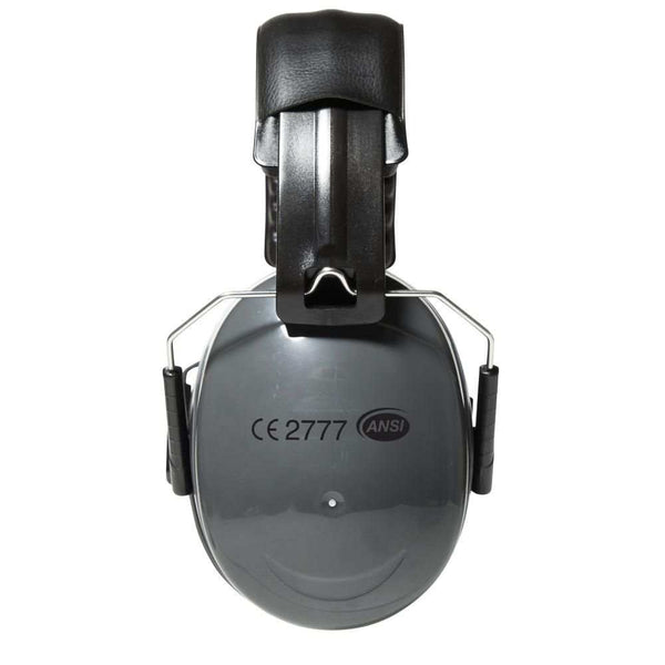 Allen Company Sound Defender Foldable Safety Earmuffs, 26 dB NRR, ANSI S3.19 & CE EN352-1 Hearing Protection Rated, Black/Gray - Scopes and Barrels