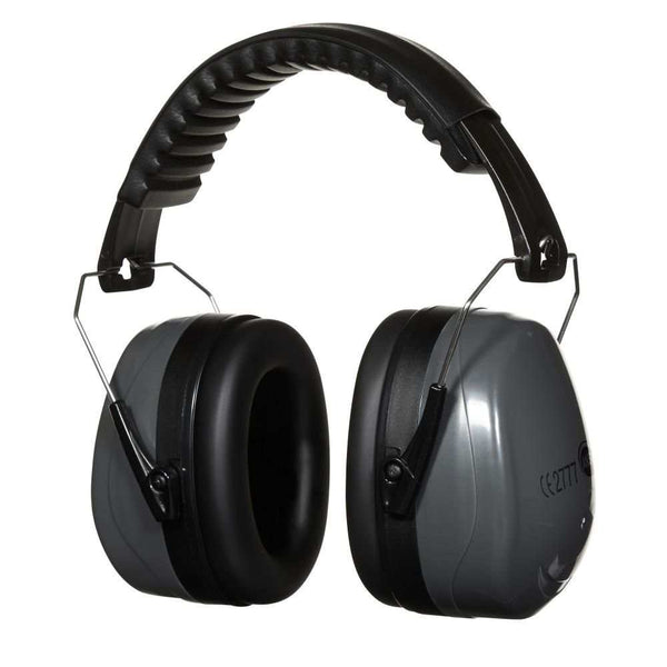 Allen Company Sound Defender Foldable Safety Earmuffs, 26 dB NRR, ANSI S3.19 & CE EN352-1 Hearing Protection Rated, Black/Gray - Scopes and Barrels