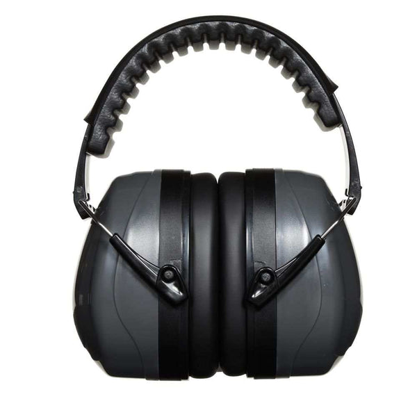 Allen Company Sound Defender Foldable Safety Earmuffs, 26 dB NRR, ANSI S3.19 & CE EN352-1 Hearing Protection Rated, Black/Gray - Scopes and Barrels