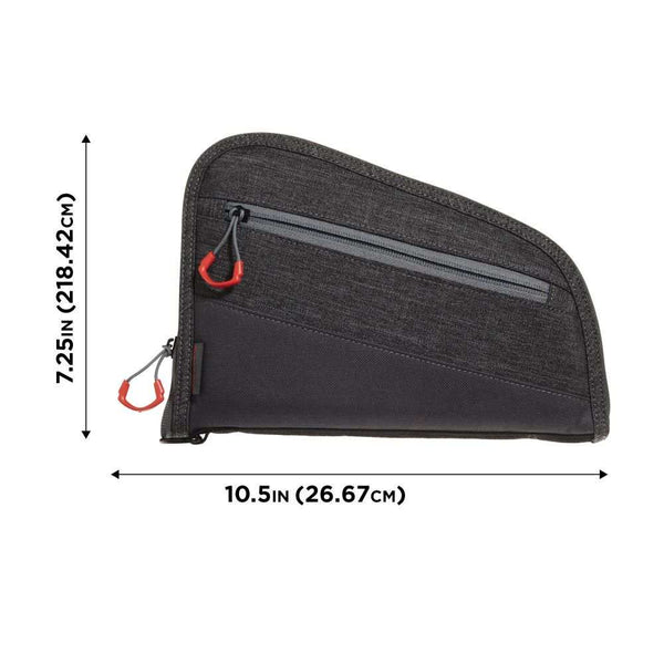 Auto-Fit 2.0 Handgun Case, Gray/Red - Scopes and Barrels