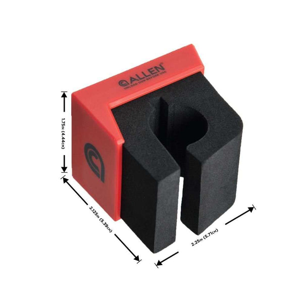 Allen Company Magnetic Firearm & Fishing Rod Holder with Frame, Black/Red - Scopes and Barrels