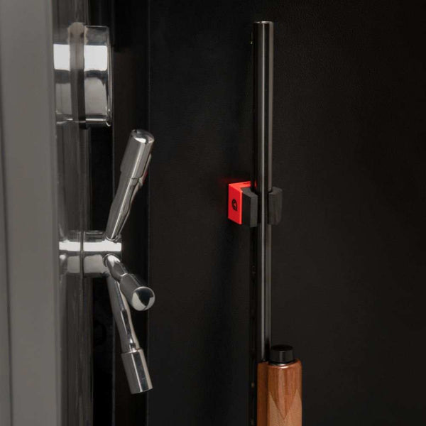 Allen Company Magnetic Firearm & Fishing Rod Holder with Frame, Black/Red - Scopes and Barrels