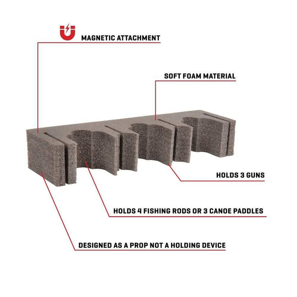 Allen Magnetic Gun and Rod Holder with Frame - Scopes and Barrels