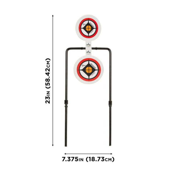 Hardrock AR500 Round Spinner Targets & Stand, Rimfire Rounds & Centerfire Pistols, - Scopes and Barrels