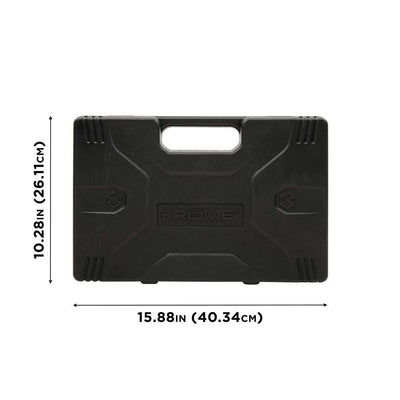 Allen Krome Stronghold Universal Gun Cleaning Kit, Rifles, Shotguns, & Handguns, 60-Pieces, Black by Allen