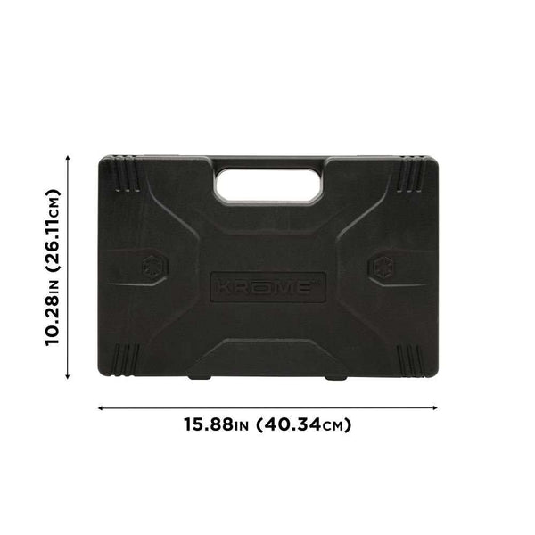 Krome Stronghold Universal Gun Cleaning Kit, Rifles, Shotguns, & Handguns, 60-Pieces, Black by Allen - Scopes and Barrels