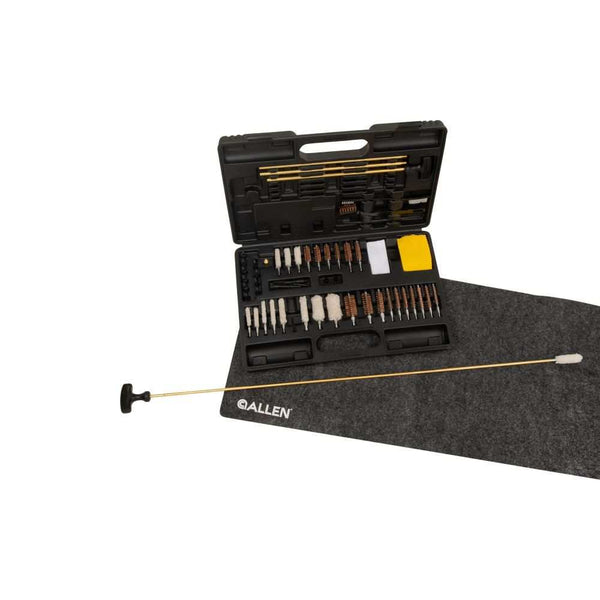 Krome Stronghold Universal Gun Cleaning Kit, Rifles, Shotguns, & Handguns, 60-Pieces, Black by Allen - Scopes and Barrels