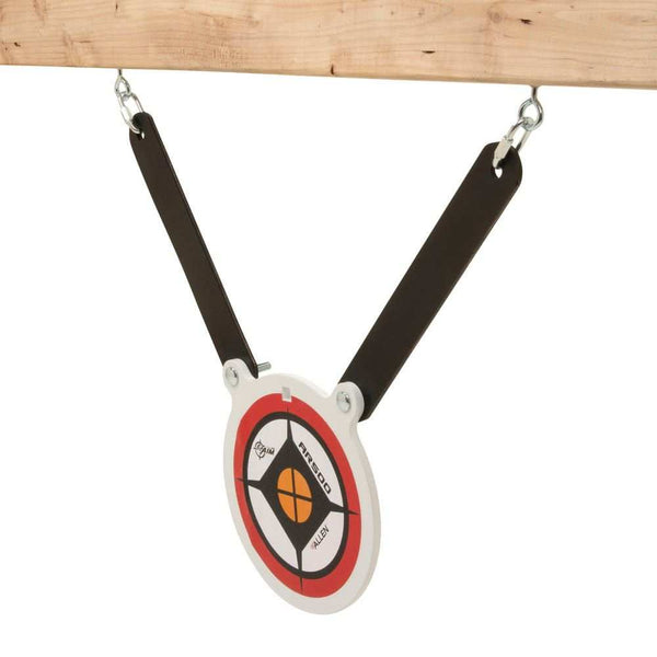 EZ Aim Rubber Strap Gong Target Hanging Kit, Black - Scopes and Barrels