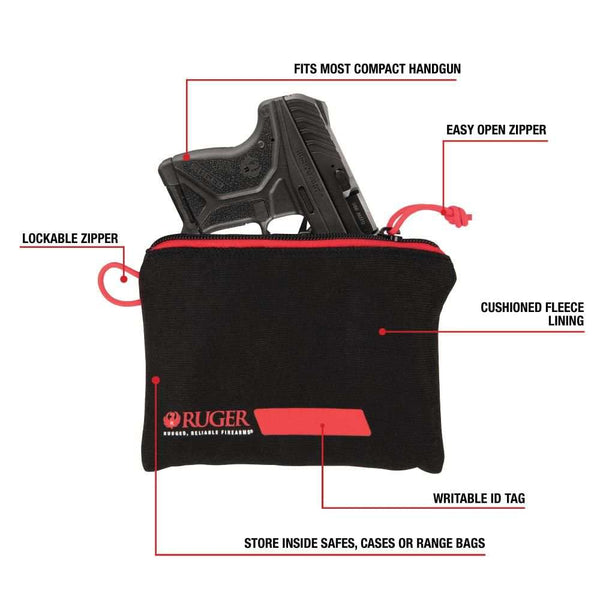 RUGER PISTOL POUCH BLACK, COMPACT BY ALLEN - Scopes and Barrels